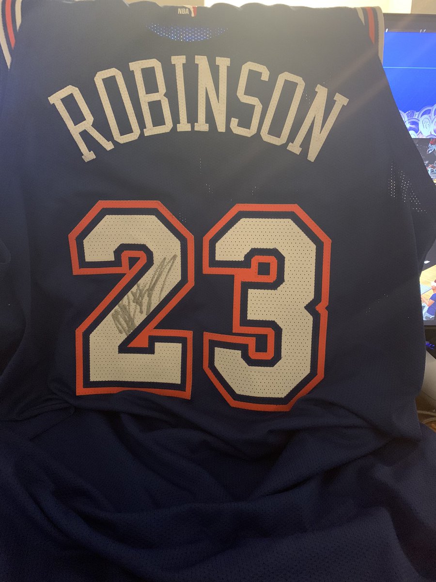 Jerk_850's tweet photo. Spending the weekend with my nephew Mitchell Robinson was fun &amp; he had a jersey for me 💪🏽

@23savage____ https://t.co/zHHoCWM2nN
