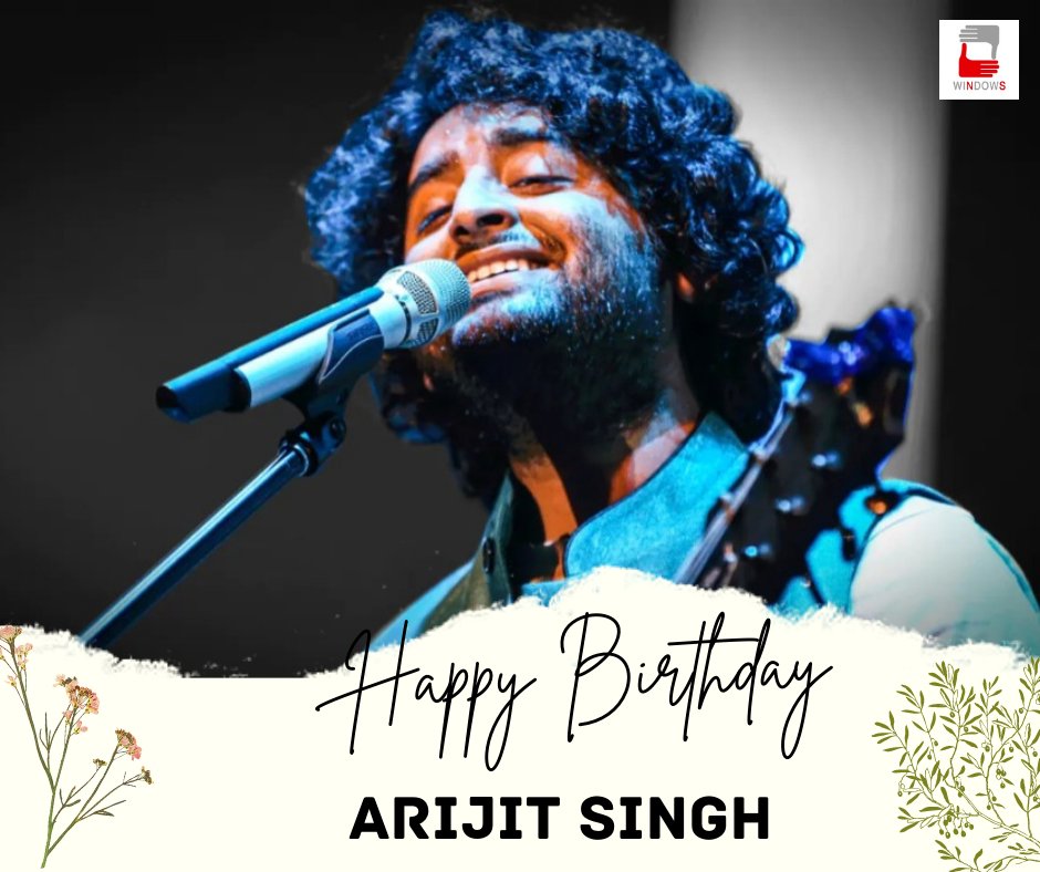 WindowsNs's tweet photo. Wishing Arijit Singh a very happy birthday.

#ArijitSingh @arijitsingh https://t.co/gpd7QUQdEn