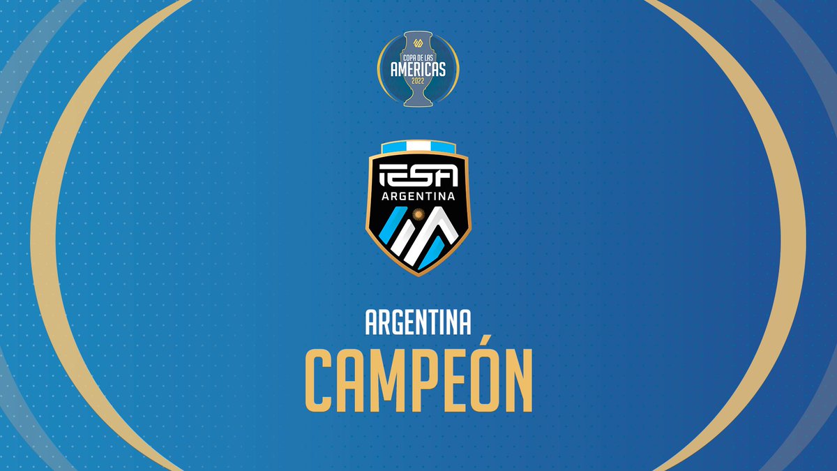 IESAFIFAar's tweet photo. SALUDEN AL TRICAMPÉON DE AMÉRICA 🔥

La Selección 🇦🇷 venció a Perú en el tercer partido de la serie final y se quedó una vez más con la #CopaIESADeLasAmericas 🏆

VAMOOOS ARGENTINA 😭 https://t.co/FitIyafBRd