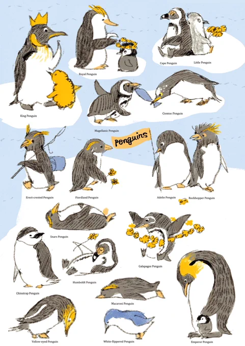 #世界ペンギンの日 