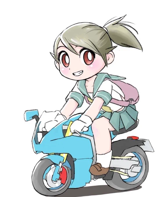 むせきにんバイクはノーヘルや整備不良というよりは何も見ずに描いて楽しんでるという意味のむせきにんです😑 