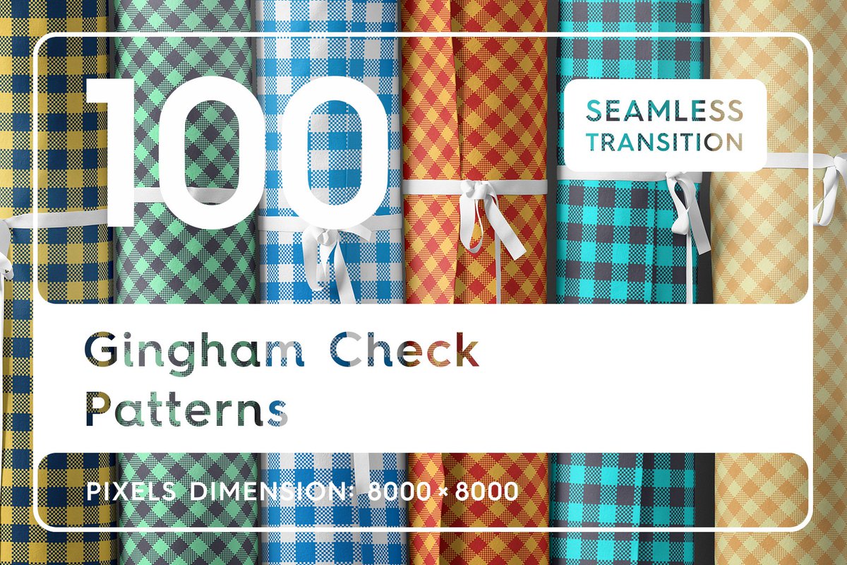 sanches812's tweet image. 100 Gingham Check Patterns

100 fantastic seamless Gingham Check Patterns in different styles show the excellence of checked patterns.

Textures.World: textures.world/pattern/100-gi…

#gingham #pattern #ginghampattern #checkeredpattern #checkpattern