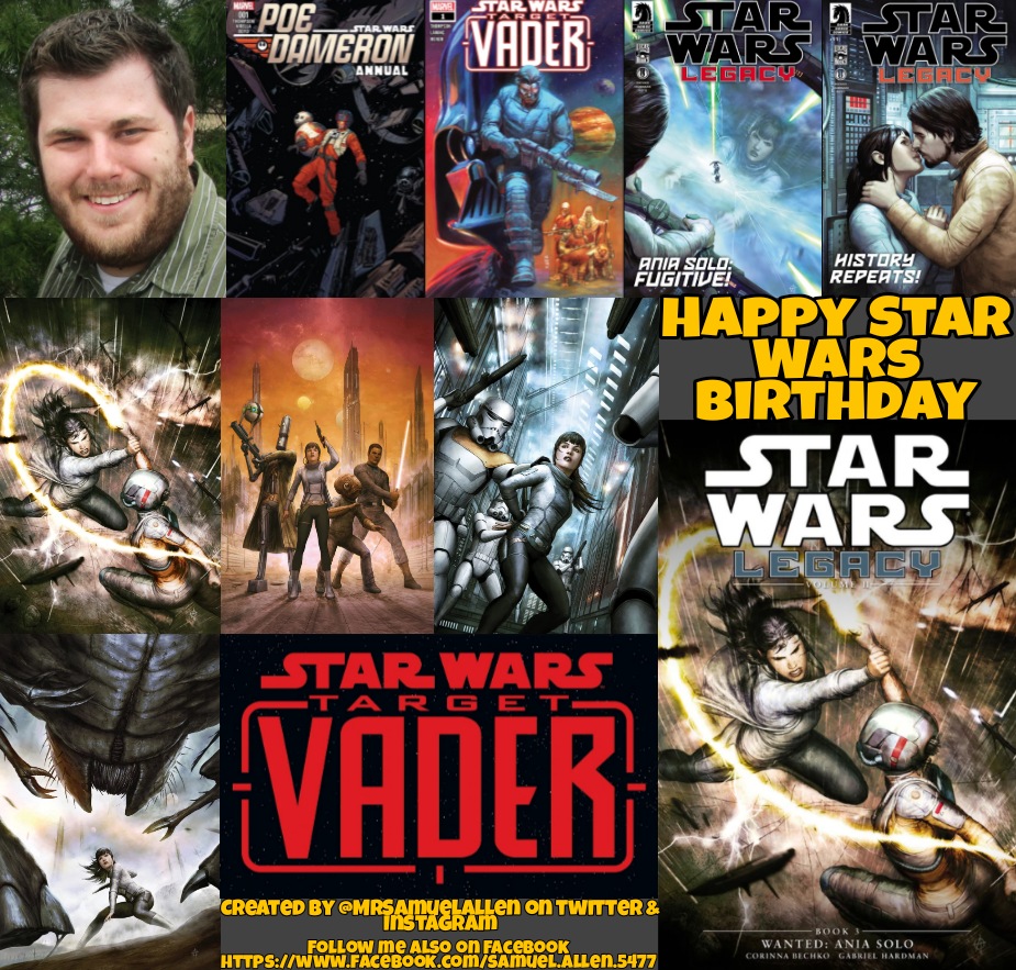 MrSamuelAllen's tweet photo. Happy Birthday to @jordantboyd, he worked as colorist on comics #PoeDameronAnnual1, #TargetVader1, #Legacy11, #Legacy12,
#Legacy13, #Legacy14, #Legacy15, #Legacy16 & #StarWarsLegacyVolumeIIBook3WantedAniaSolo. May he have a good one. https://t.co/TrCmhQ80xE