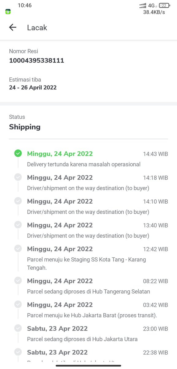 vonguht's tweet photo. @anteraja_id udah cuti lebaran kah? Di DM drtd ga dijawab², tolonglah kenapa itu bermasalah di pengiriman? https://t.co/ltkDY5MfVN