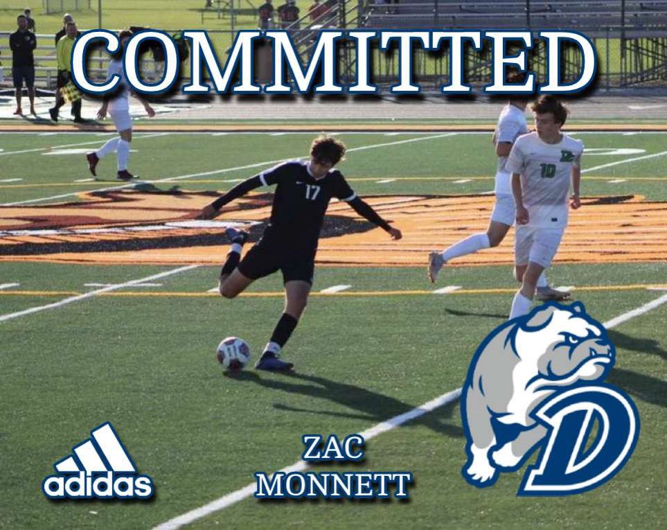 MonnettZac's tweet photo. Happy to announce my commitment to play D1 soccer at Drake University! Thank you to everyone who helped me get here❤️ https://t.co/B0tJYXbnka