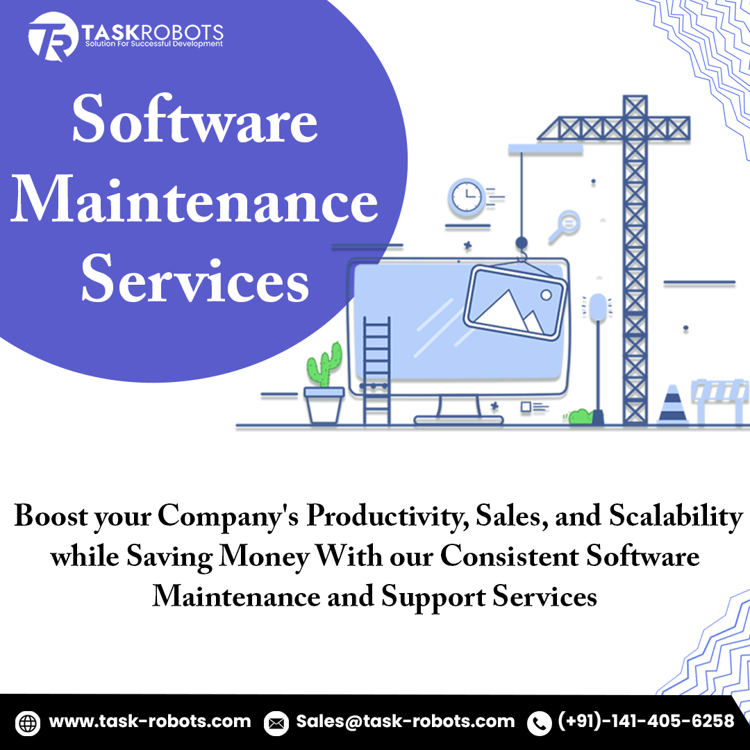 taskrobots's tweet image. Boost your company productivity, sales, and scalability while saving money with our consistent software maintenance and support service.

Call us today at (+91)-141-405-6258 for a free consultation.

#softwaredevelopment #softwaremaintainence #sales #supportservice #taskrobots