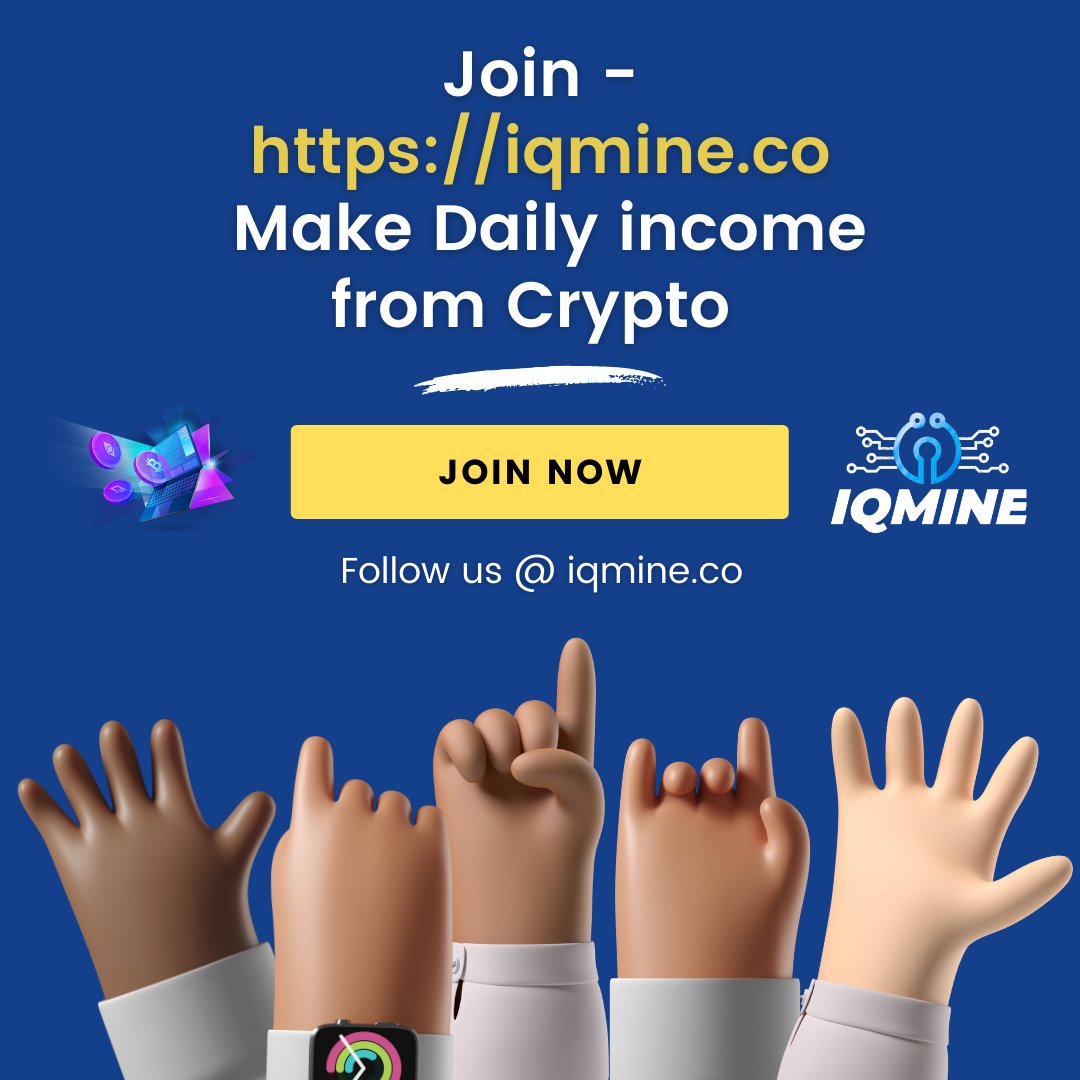 IqmineC's tweet photo. #CRYPTOCURRENCY2022 #investment #cryptoinvestent Invest One Time, Get Income Life Time
Make Daily Income from Crypto.
Join: https://t.co/jlNTlVYaBq
.
.
.
#iqmine #cryptominer #cryptominers #cryptomine
#cryptominer #cryptomining #cryptomining
#cryptominingfarm #cryptominingchannel https://t.co/wIZMTibRU7