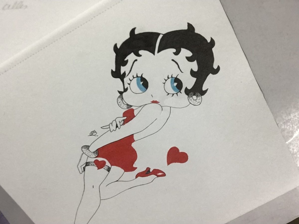 DarkBeautyDraws's tweet photo. Betty Boop. 💋
-Ink art in progress.-
Made with ink pens. ✍🏻
#BettyBoop #InkArt #Drawing #Kunst #InkPens #Zeichnen #TraditionalArt #artistsontwitter #MaxFleischer #Illustration #GrimNatwick #Metalhead #MetalGirl #アート #イラスト #Cartoon
#ParamountPlus https://t.co/hdX8pYKIB6