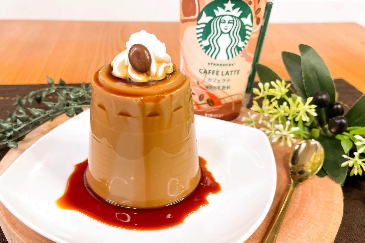 レンジでチンするだけ！カップで作れるコーヒープリン。