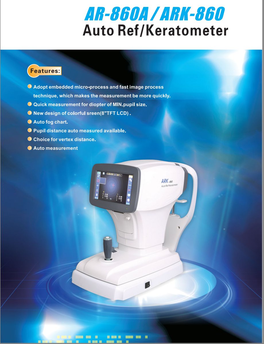 Patrick_Xuji's tweet photo. AR-860A/ARK860 Auto Refractometer/Keratometer
Tilt Screen
IOL Mode
Ready Stock https://t.co/ARRNkhOdYQ