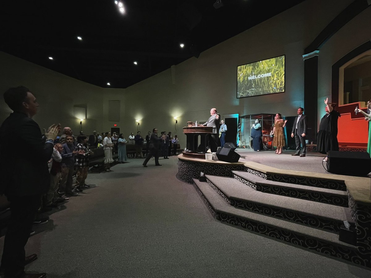 What a powerful day in Atascosita, TX with Pastor Martin. The move of God’s Spirit &amp; response of God’s people tonight was incredible. We rejoice over 1 baptized in Jesus Name, 2 filled with Holy Ghost, 1 backslider restored &amp; several testified of pain leaving their body #revival