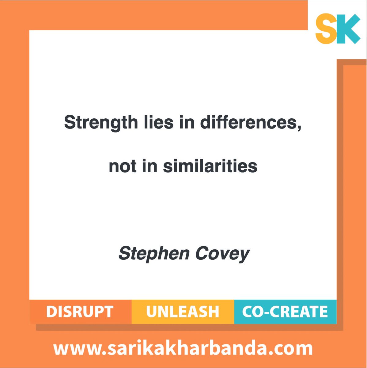 SarikaKharbanda's tweet photo. Diversity in a team &amp; organisation is about embracing differences &amp; acknowledging different perspectives or points of view, experience, language, race, origin, culture, education, skills, etc.

#futureofwork #humanresources #innovation #management30 https://t.co/h3gB9ZXMbN