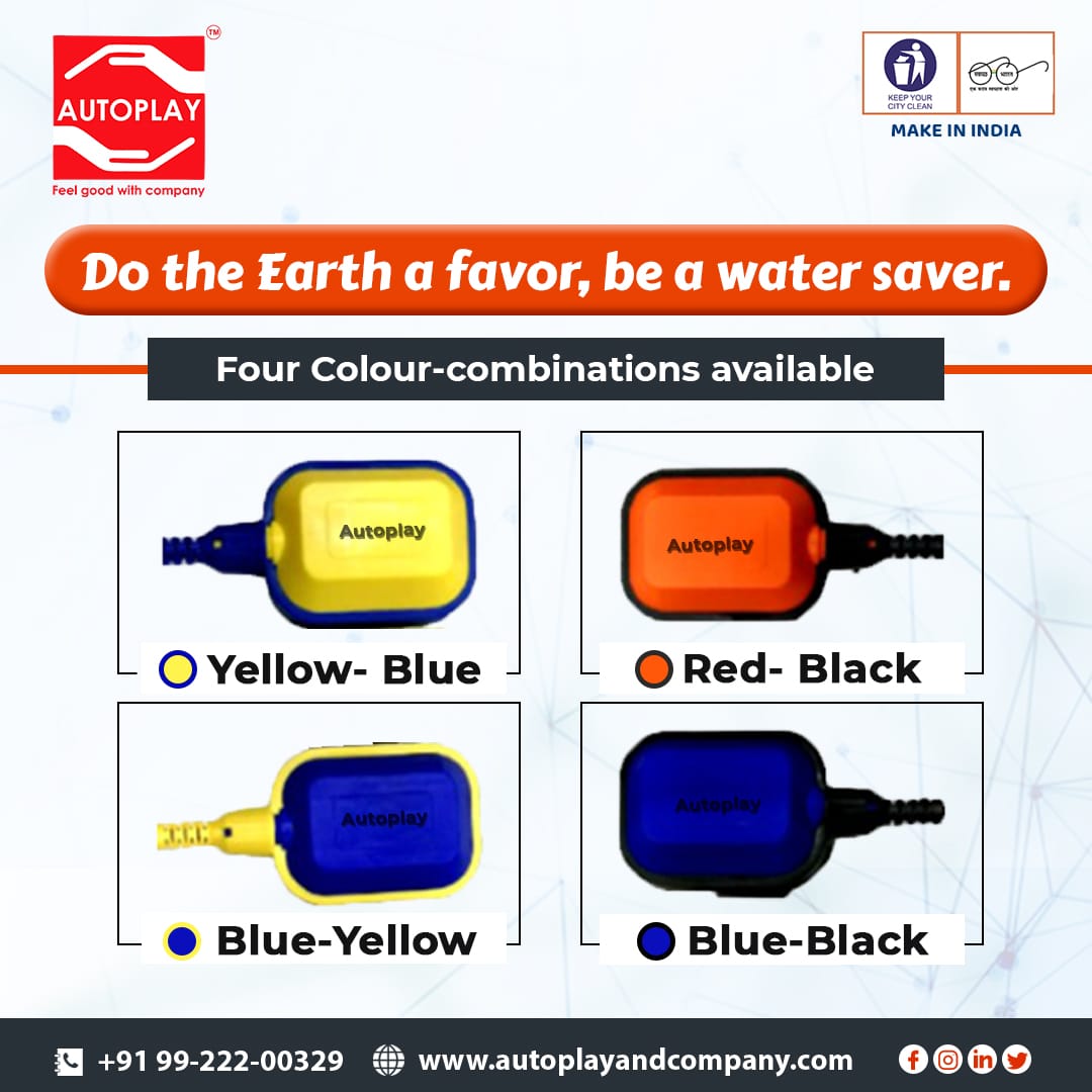 Autoplayswitch's tweet photo. Install Autoplay Water Level Sensor in a water tank and save water.
Available in four colour combinations. 
 @Autoplayswitch 

#Floatswitch #waterlevelcontroller #cablefloatswitch #waterlevelfloatswitch #verticalfloatswitch #waterlevelsensor #autoplay #africa #water #watersaving https://t.co/pf8y4yuPX5