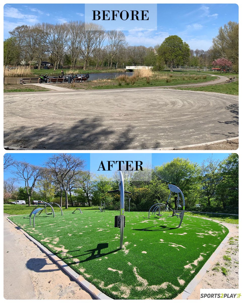 Sports2playBV's tweet photo. Wat een plaatje! 😍 Dit nieuwe beweegpark in #Schoterbos in @gemeentehaarlem is deze week opgeleverd. Met wie zou jij hier graag willen sporten? 👀

Dank voor de mooie opdracht @WitteveenBos en @OosterhofHolman! Wij wensen iedereen veel sportplezier! 💪 #Sports2Play #New #Park https://t.co/bSH33QEl0S