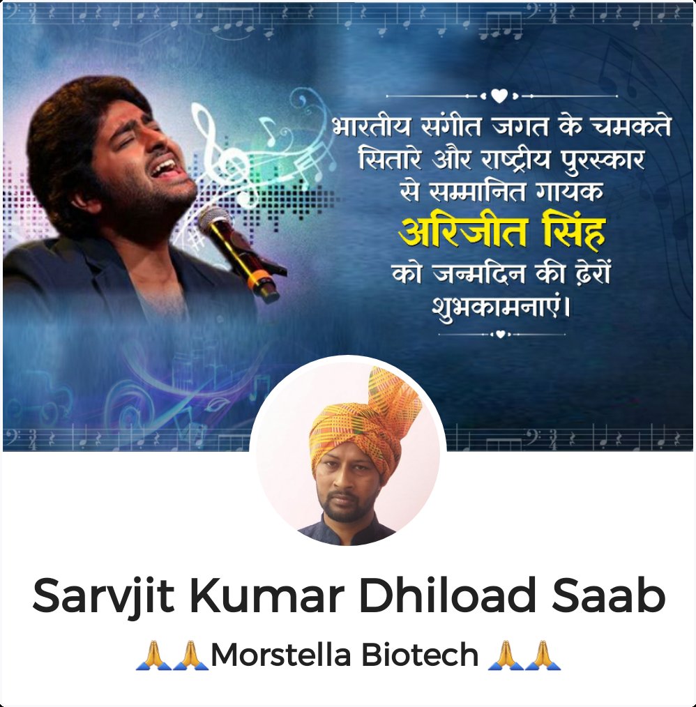 Melody King Arijit Singh Happy birthday 