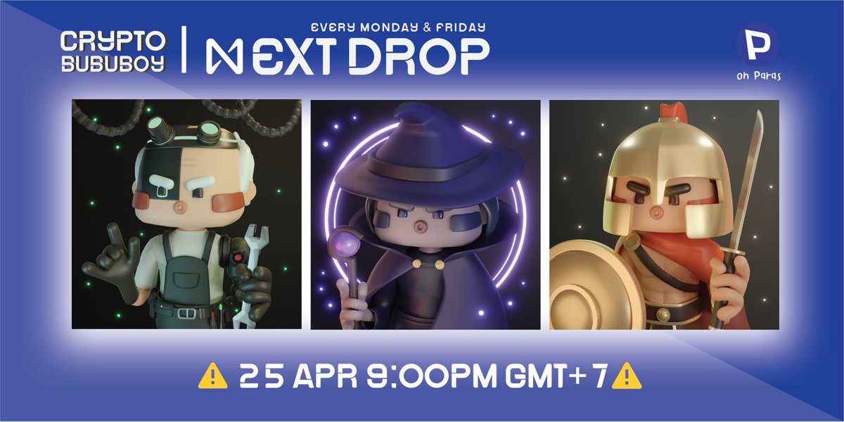 😗NEXT DROP😗
Today 25 APR 9:00PM GMT+7
on Paras  @ParasHQ
paras.id/collection/cry…
Discord : discord.gg/gzyuaVny2G
#NFT #NFTs #NFTCommumity #nftcollectors #paras #PARASnft #nftart #NFTdrops #NFTTHAILAND #NFTartist #NEARProtocol  #NEARcollector