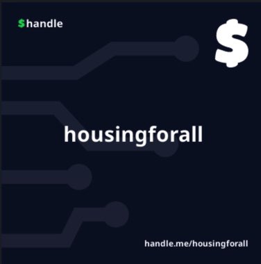 Check it! A friend of ours created this ADA handle $housing for all let’s make this go viral! Give what you can, and more importantly, pass it on! Let’s change the lives of many. #NFTCommunity cares, give love! #MutualAid #HousingForAll #wecare #ADA #adagives