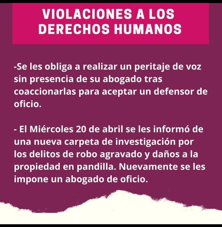 LibresYa_'s tweet photo. El día de hoy estuvimos presentes en la marcha de la #CDMX agradecemos el espacio y acompañamiento recibido por madres y familias de víctimas así como por todas las chicas y colectivas presentes. @MAborteros #LibresLas3 #MagdaLibreYa #KarlaLibreYa #AryLibreYa https://t.co/qa9PHq02cw