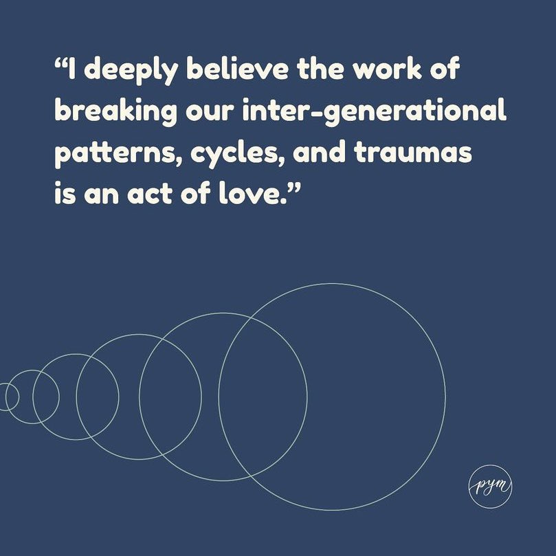 Let's break the cycle and show our love!✨💛 #intergenerationaltrauma #generationaltrauma #healingjourney