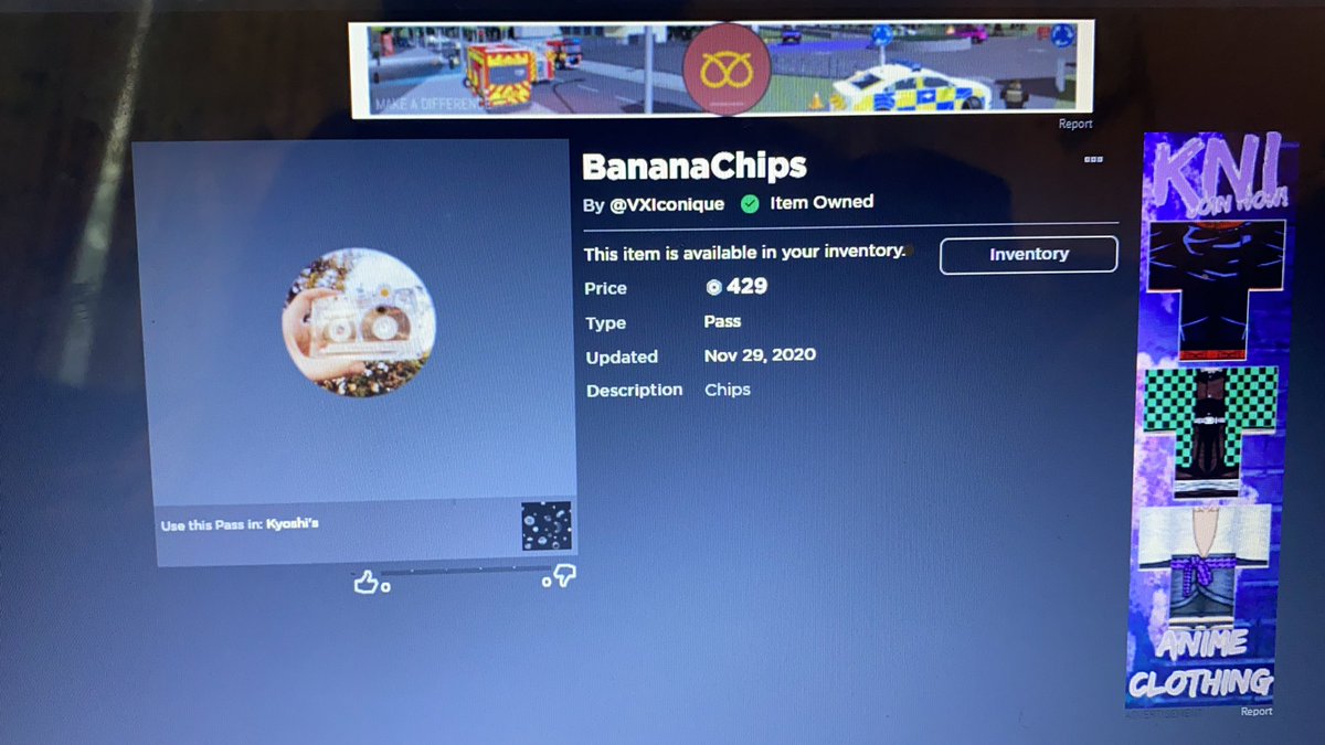Adxree_'s tweet photo. @Ma_Avii is once again trusted! I went first and gave her 300 robux for pacifier, tysm ^^ https://t.co/aJ7g9QMuer