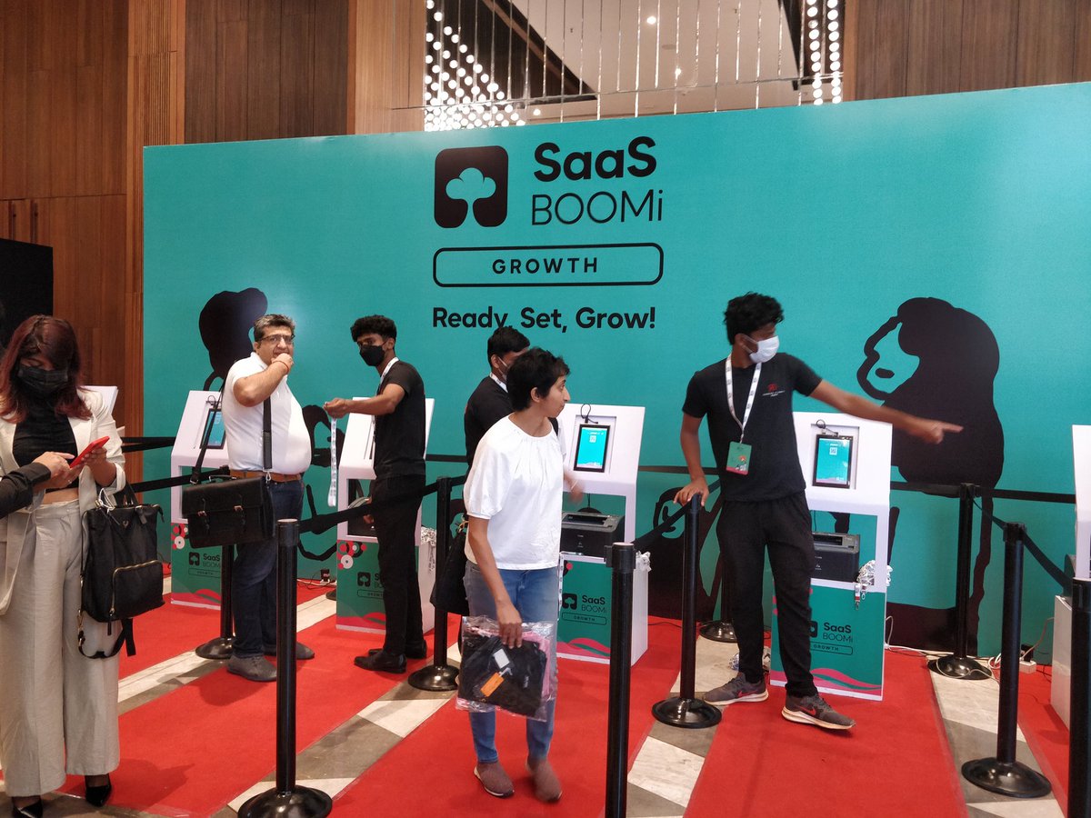 AIBoomi's tweet photo. Lightning fast ➕ seamless validations at our all new QR-enabled registation desk.

How fast was your check-in? ⚡

#SBGrowth https://t.co/Qq1erEbtuE