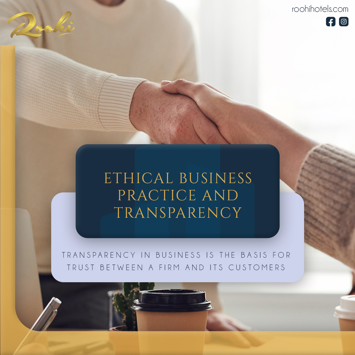 Roohi Hotels & Resorts (@roohihotels) on Twitter photo Transparency in business is the basis for trust between a firm and its customers. We are always open when communicating with you about matters related to the hotels. Inquiry & Reservation: +91 7304492122 / sales@roohihotels.com
#roohi #hotelier #hotel #hotels #hospitality Transparency in business is the basis for trust between a firm and its customers. We are always open when communicating with you about matters related to the hotels. Inquiry & Reservation: +91 7304492122 / sales@roohihotels.com
#roohi #hotelier #hotel #hotels #hospitality