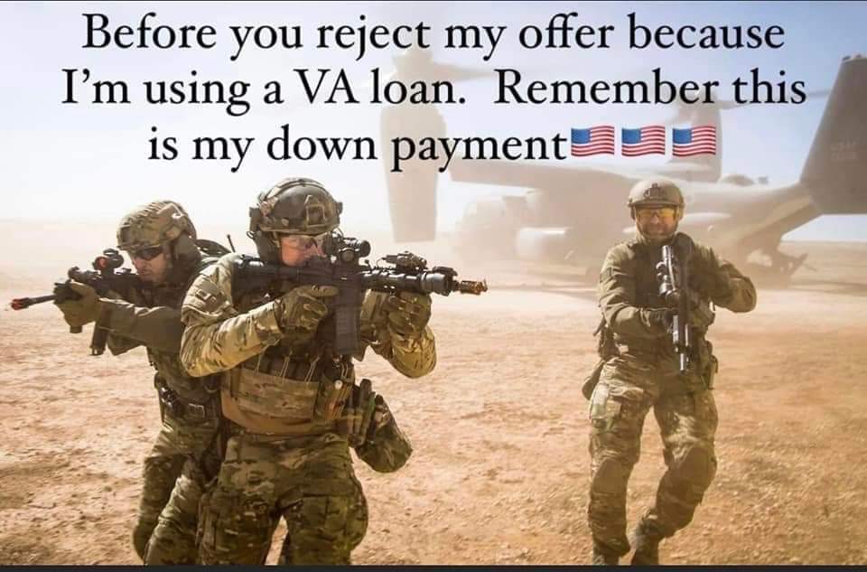 mtgpatriots's tweet photo. REALTORS
If the seller intends to turn down a VA loan applicant, please remind them of this &amp; why the offer should be 1st:

#MortgagePatriots https://t.co/w2VrkaQBXN
