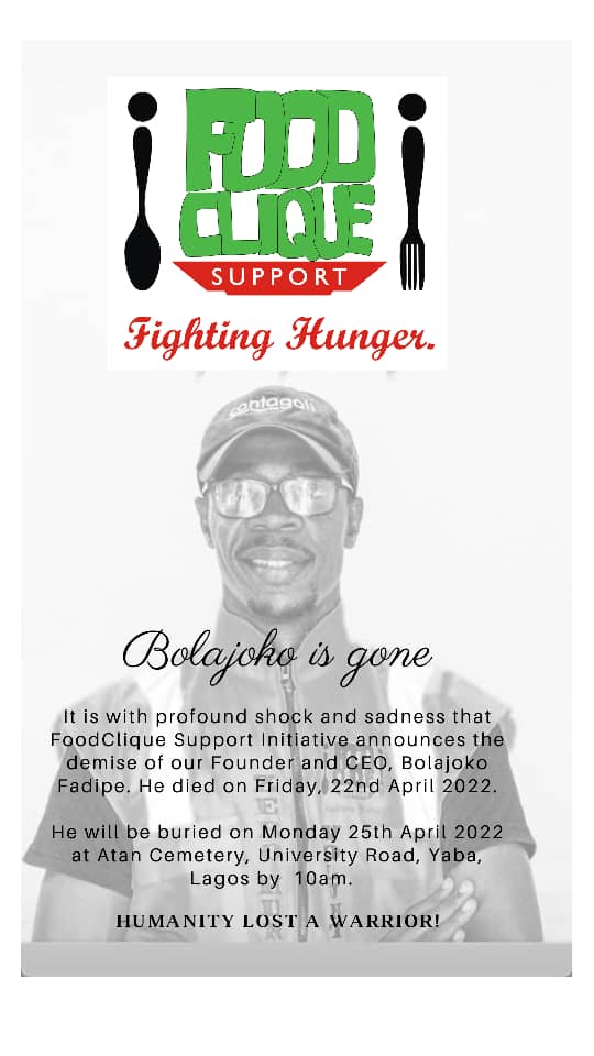 foodclique's tweet image. A SHORT BUT A VERY IMPACTFUL LIFE.