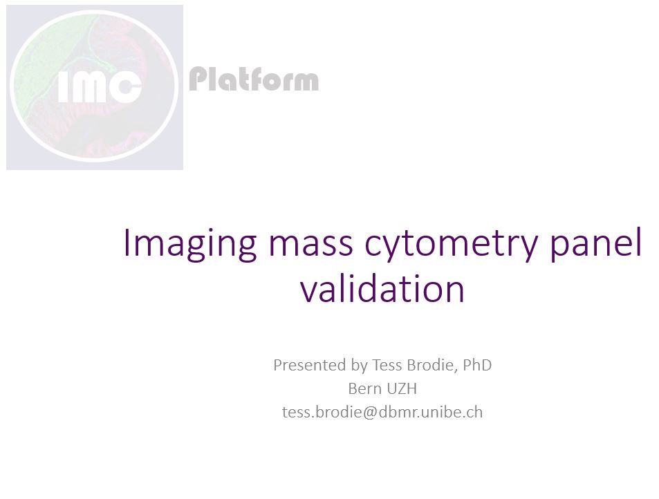 ImcUnibe's tweet photo. We are proud to announce we offered our first #ImagingMassCytometry Introductory Course at the IMC Platform @ImcUnibe  last week and look forward to the start of many new projects in Bern @unibern  @inselgruppe. https://t.co/OHJFxcxNyw