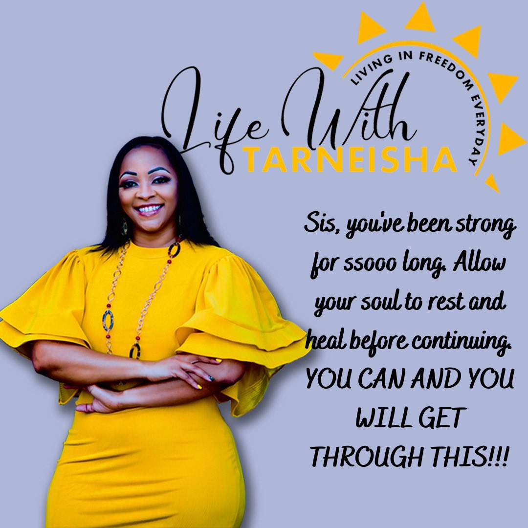 LifeCoachTar's tweet image. Happy Monday Sis!!!
#taketimetohealyoursoul #Jeremiah30:17 #newweek #newbeginnings #youcanandyouwill
#lifewithtarneisha #lifecoachingtips #honeygetyolifeback #livinginfreedomeveryday