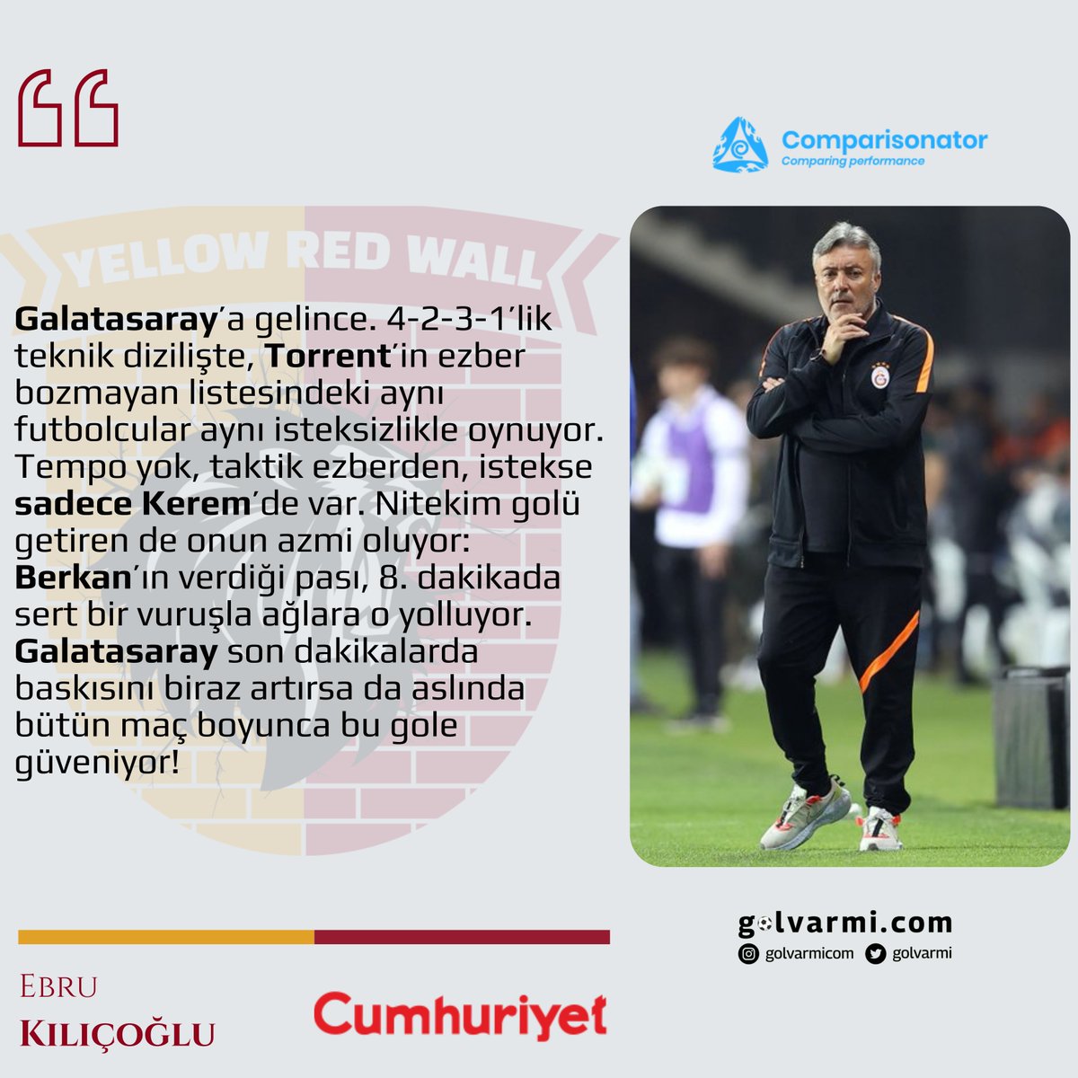 yellowredwall's tweet photo. #YRWSporYazarları🦁 #ALTvGS
🖊️ #EbruKılıçoğlu https://t.co/1MUz8hgXmK