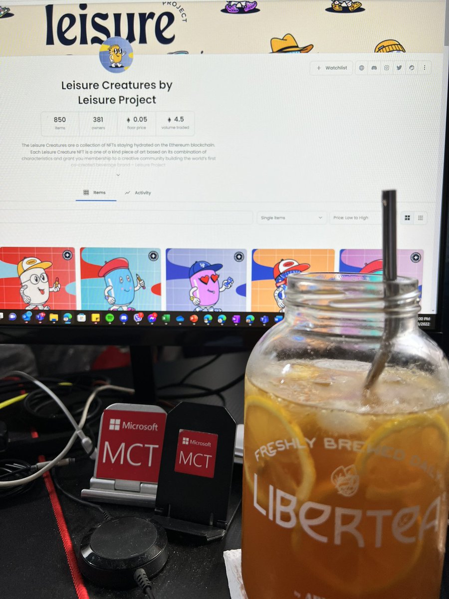 _Nftito's tweet photo. Waiting for international shipping option from @leisure_project for now I’ll settle for my house blend iced tea. 😂 https://t.co/Xd27w028sh