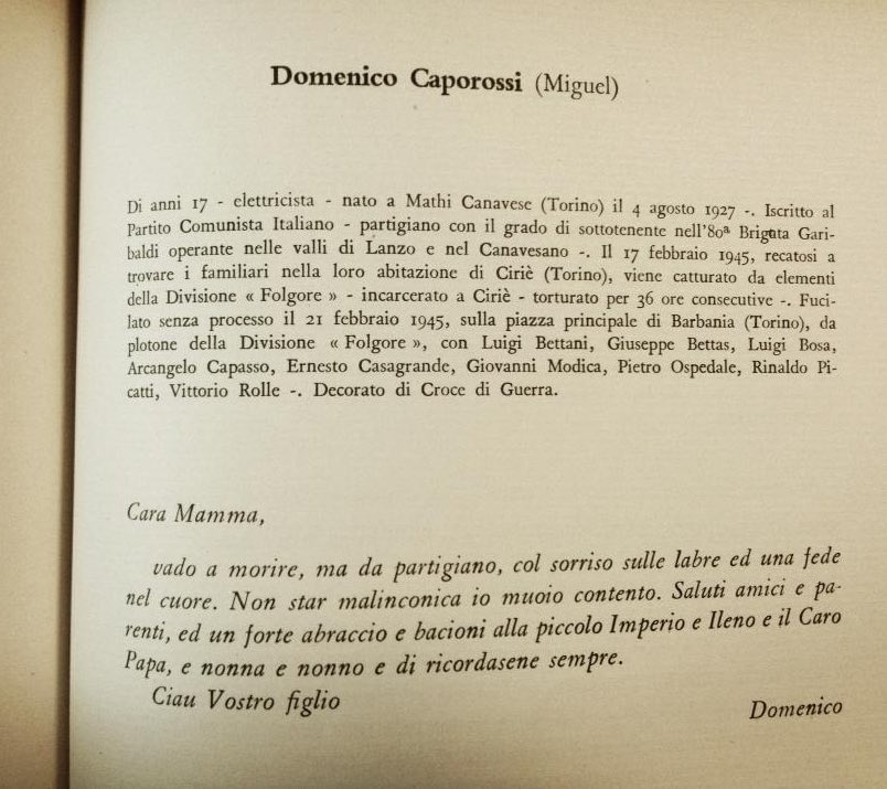 mannocchia's tweet image. Miguel, di anni diciassette.

Buona Liberazione.