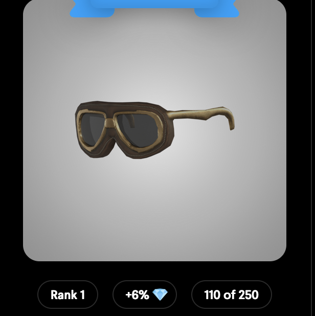 Beautiful goggles for delegation. Who wants to play ice poker and earn money? #ice #poker #delegation #p2e Please drop your address and tell me why you qualify.
