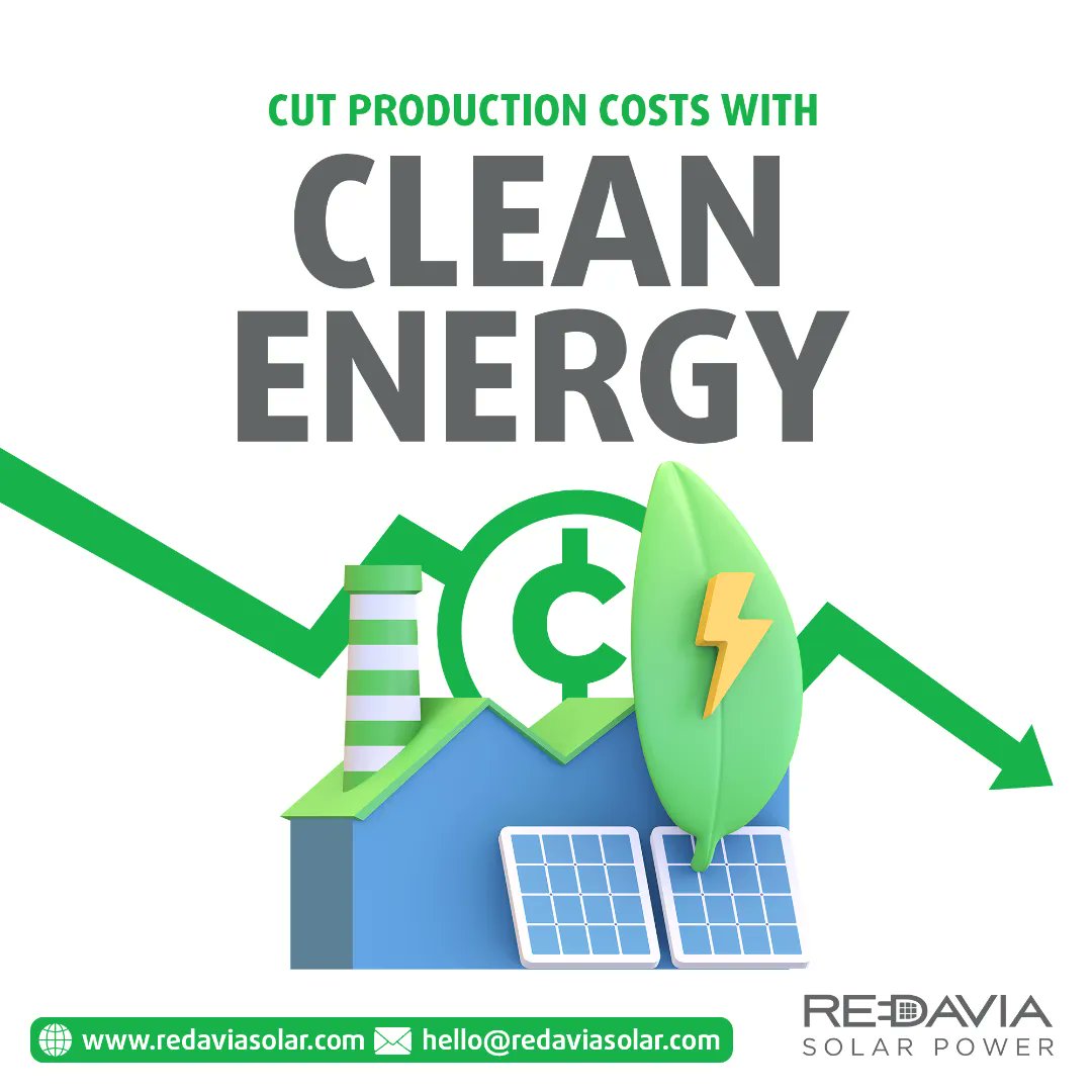 RedaviaSolar's tweet photo. One of the keys to a successful business is lowering your operating costs to increase cash. Solar energy can help you avoid these erratic power costs. Check out our solutions brochure: https://t.co/gtCezTE1Ap https://t.co/ZGaU2OEJo1