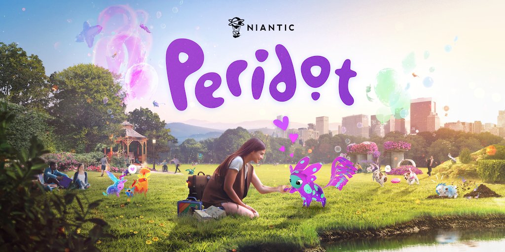 OVRtheReality's tweet image. 📢 @NianticLabs' Peridot: a real-world #AR mobile game, allows you to raise, care for, &amp;amp; breed one-of-a-kind pets. Think of an augmented reality version of a #Tamagotchi (@Tamagotchi_US).

Imagine if these were interoperable on the #OVERMetaverse?🤔

nianticlabs.com/blog/peridot/ #OVER