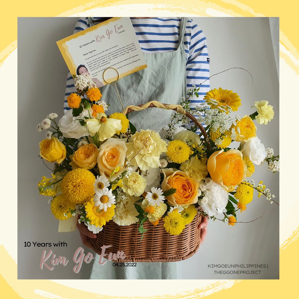 kimgoeunphofc's tweet photo. Here’s to congratulating our #KIMGOEUN on her 10th Debut Anniversary! 🥳

We wish you success in your projects and your health and happiness, always, Ggone. Know that we will always be here to support you even from where we are!

We love you! 💛🥰 https://t.co/GYW9jmnPo5