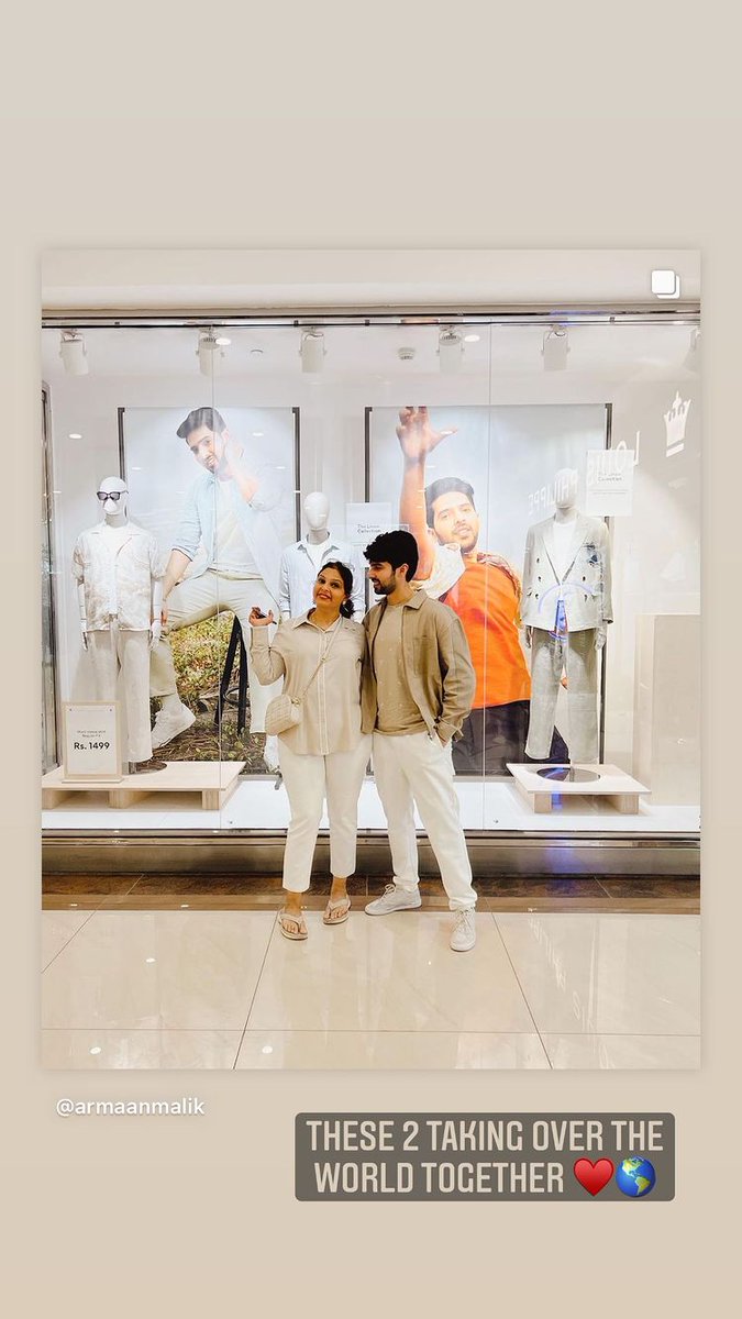 AmaalMallikCrew's tweet photo. 🫶🏻

// @AmaalMallik 's Instagram Story //

#AmaalMallik 

@ArmaanMalik22 @jyothimalik 

#AMxHM https://t.co/hwpdbY6kim