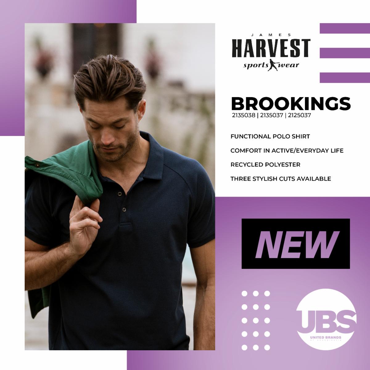 NEW FOR 2022

Harvest Brookings Polo 
Functional polo shirt with raglan sleeves, made out of a cotton-recycled polyester-elastane blend for optimal comfort in your active, everyday life

Contact a member of the team to order yours.
conta.cc/3NwMTTW