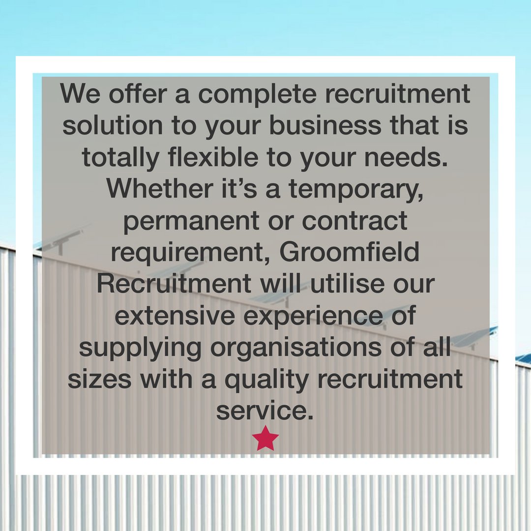 Groomfield Recruitment tweet media