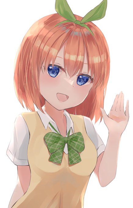黒狼@イラストレーターさんがTwitterに投稿した中野四葉(五等分の花嫁)のイラスト。