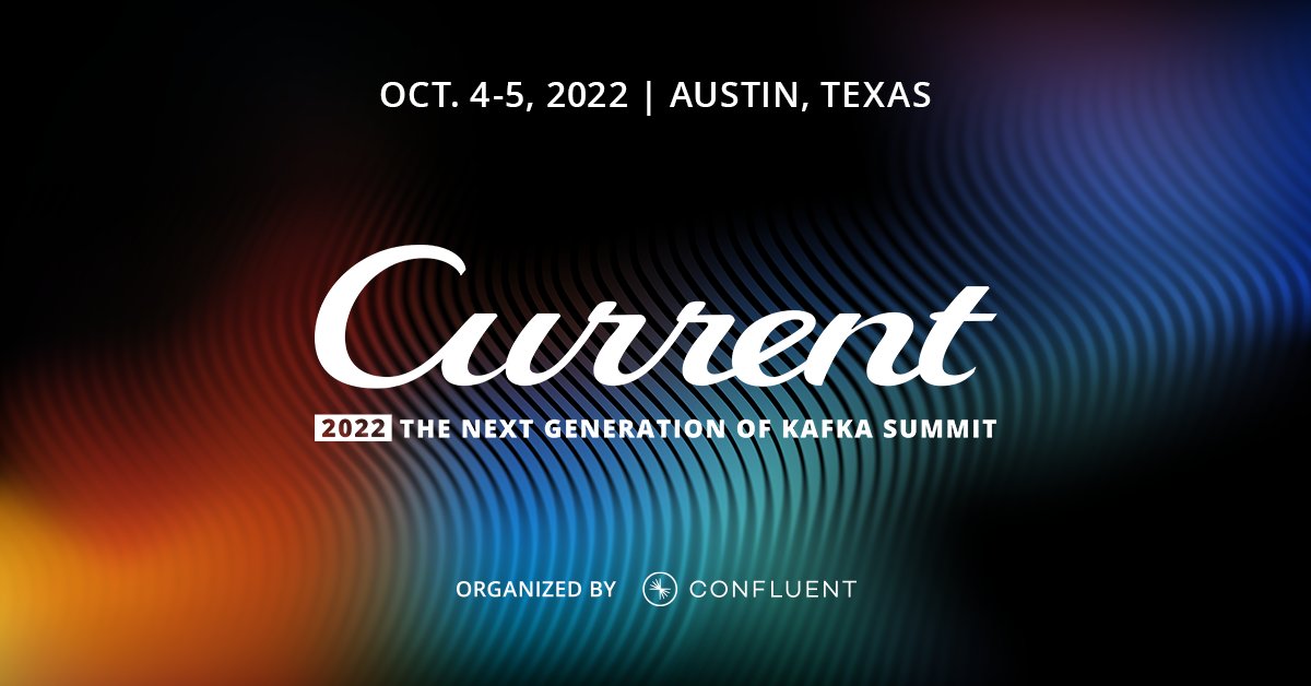 confluentinc's tweet photo. 🥁Drumroll please🥁 

We couldn’t be more excited to announce the inaugural industry data streaming event #Current22: The Next Generation of #KafkaSummit. 

📅Mark your calendar for October 4 - 5 in Austin, TX and learn more here: https://t.co/3pRn9T5x4u https://t.co/wAj0AWhg3v