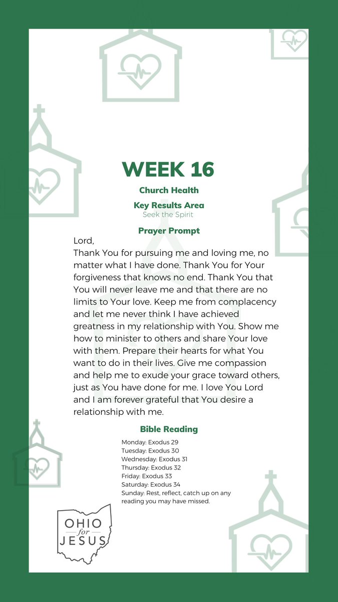 ohioministry's tweet photo. Join us in prayer for our Ohio for Jesus Key Results Area, Church Health, Week 16. Seek the Spirit! #ohioforjesus #ChurchHealth #52weeksofprayer Screenshot and save as wallpaper on your phone! https://t.co/G1cA9kMp04