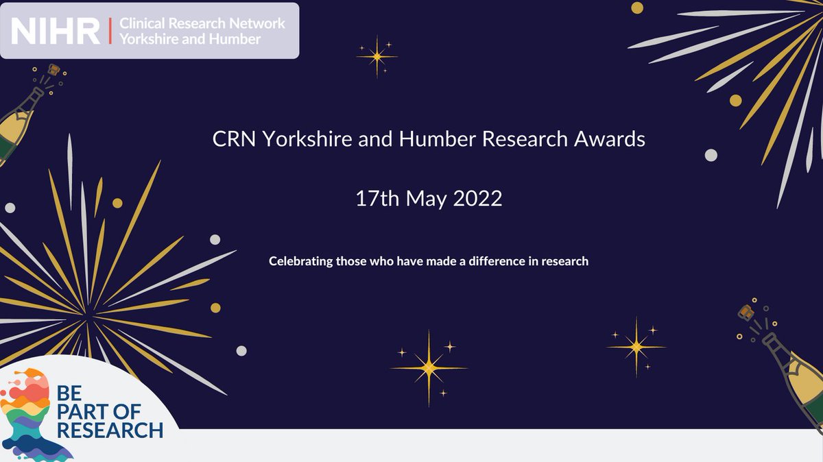 We are excited to announce the shortlisting for this year’s CRN Yorkshire &amp; Humber Research Awards. 🏆

See the full list below
local.nihr.ac.uk/news/crn-yorks…