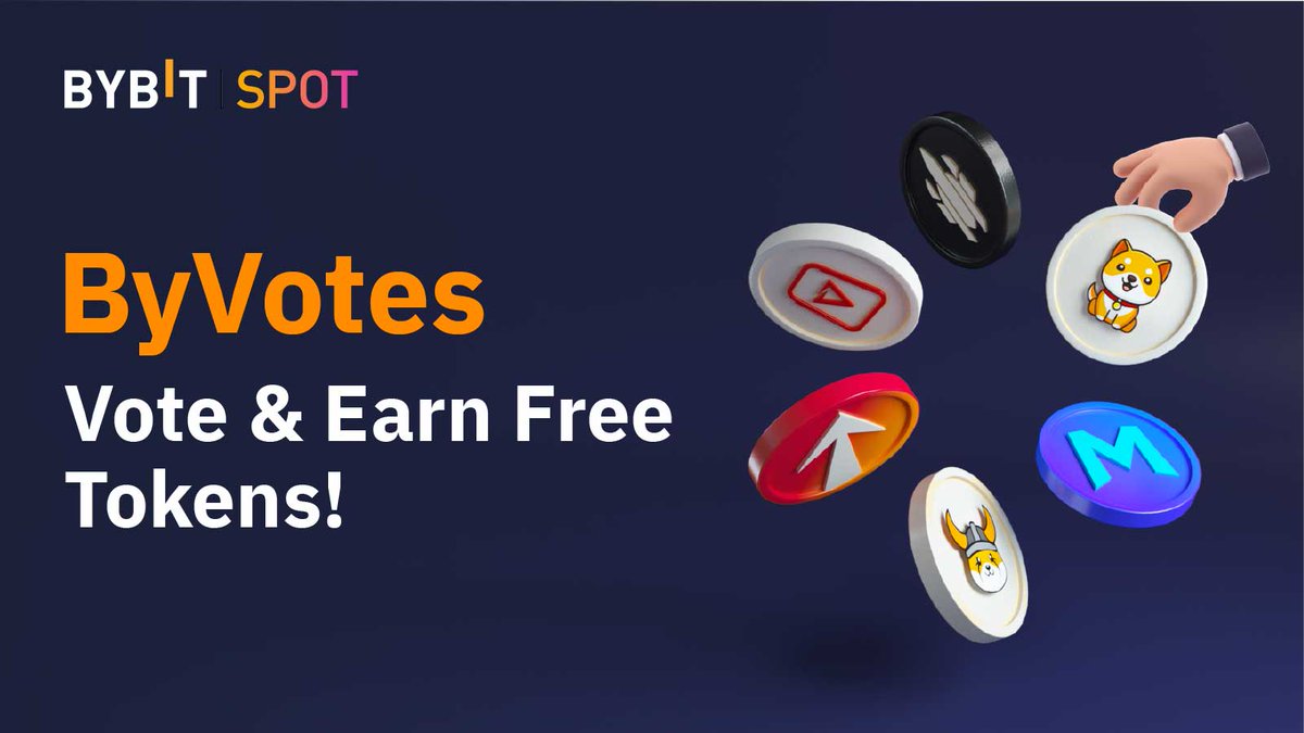Bybit_Official's tweet photo. #ByVotes 

🔥 Today is the day! Vote for your favorite listings and earn native tokens of the winning project！

🔸 $FLOKI
🔸 $MIT
🔸 $RISE
🔸 $STRM
🔸 #BabyDoge
🔸 $MON

Vote now 👉 https://t.co/zyMn9GbRkF https://t.co/ZoFbL8jemx