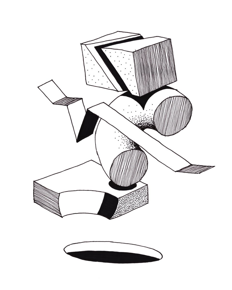 gaschka's tweet photo. Serial Super Solid 0042

28.10.2021
Andreas Gaschka
212 mm x 297 mm, Fineliner, ballpointpen and marker on paper

#architectureart  #innovations  #arqsketch  #modernism #sketch #postmodern #dotwork #cgi #art #archmore  #unity #anticgi #artistoninstagram #solids https://t.co/xyyNGBRTYl