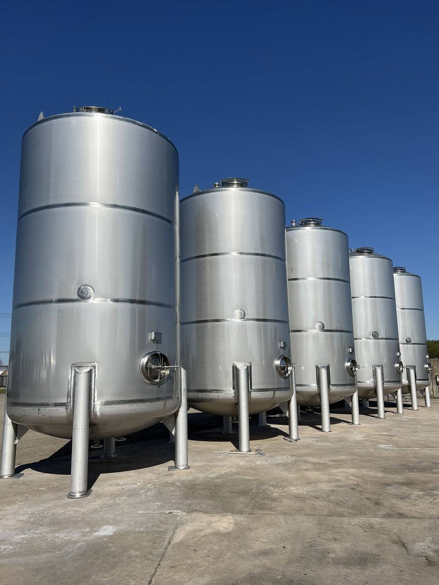 TanksandVessels's tweet photo. Project Complete! 

Take a look at these 7-off, stainless 316, internal coil process vessels destined for the UK chemical sector

From initial concept to delivery our expert in house design and fabrication team have made these vessels bespoke to spec, and on time

#MadeinBritain https://t.co/TCPe7P40Kl