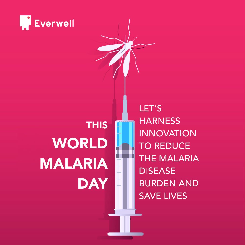 everwell_health's tweet photo. This #WorldMalariaDay, let us all unite and step up our efforts to create a Malaria-free world. Malaria is preventable and treatable.

Harness innovation to reduce the malaria disease burden and save lives.

#EndMalaria #DigitalHealth #Everwell https://t.co/5TzM0KiJU4
