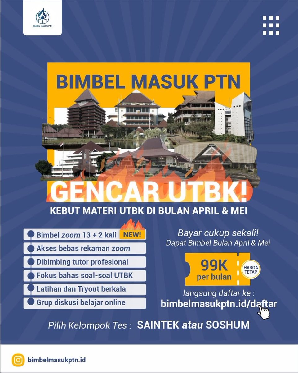 masukptn_com's tweet photo. Halo #PejuangPTN !!
Siapa nih yang ingin kuliah di UI? Berikut ini prodi dengan peminat SBMPTN terbanyak di Universitas Indonesia tahun 2021. Semoga bermanfaat 😊
Jangan lupa like dan share ke teman-temanmu yaa 😉
#ui #masukui #uimasukptn #infomasukptn #sbmptn #sbmptnmasukptn https://t.co/cw1DusKKVU