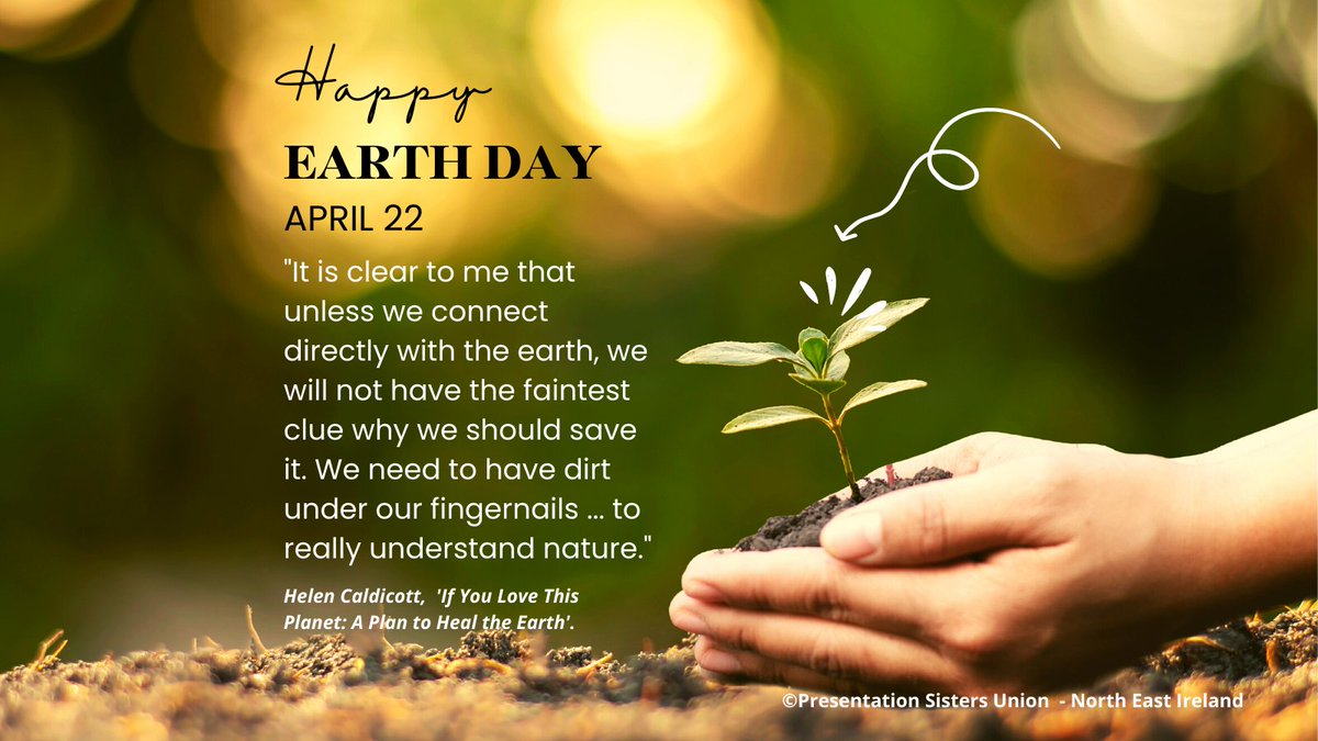 PresSisNE's tweet photo. 'Earth Day' - it's more than just a day - it's a way of life!

#EarthDay2022 #LovingOurCommonHome #laudatosi #BeNano #NanoNow #NanoNagle https://t.co/2DbVpro3Dx